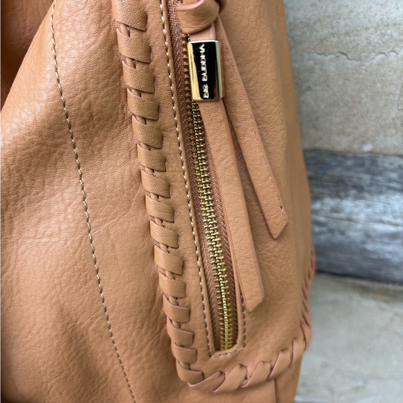 Big Buddha Camel Color Soft Leather Like Shoulder/Satchel - Picture 3 of 7